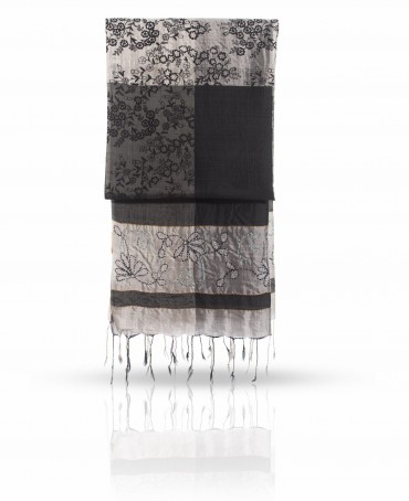 Шарф Женский SN-EMB.PRINT/SILVER